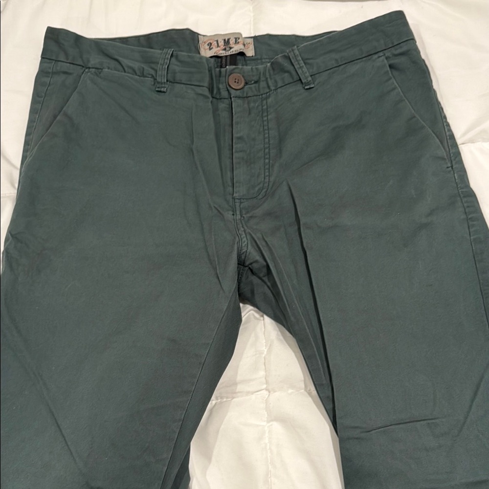 21 Men Green Pants
